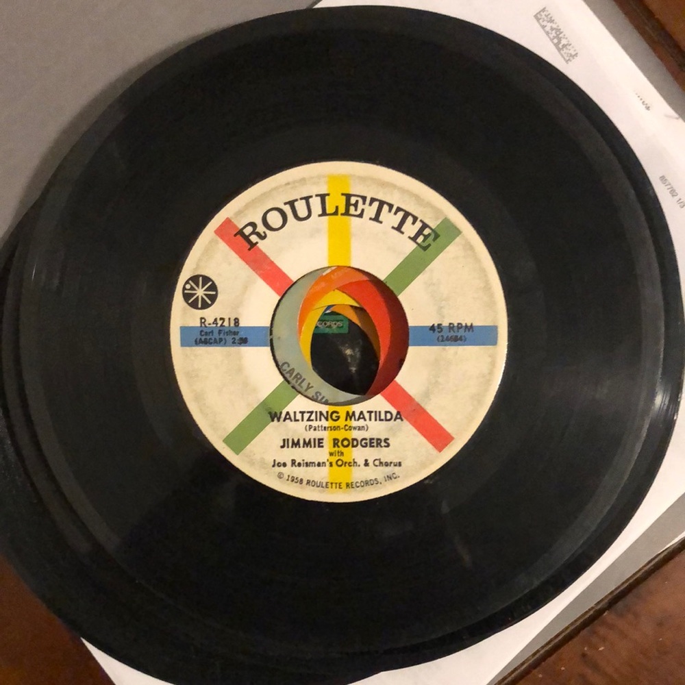 Jimmie Rogers T.L.C. Tender Love And Care Vinyl 45 Record